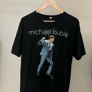 Michael Bublé Black Graphic T-Shirt